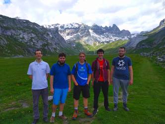 Hiking Group at Segnesboden